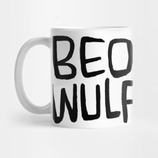 Beo Wulf, Anglo-Saxon Poetry, Old English Verse, Beowulf Mug